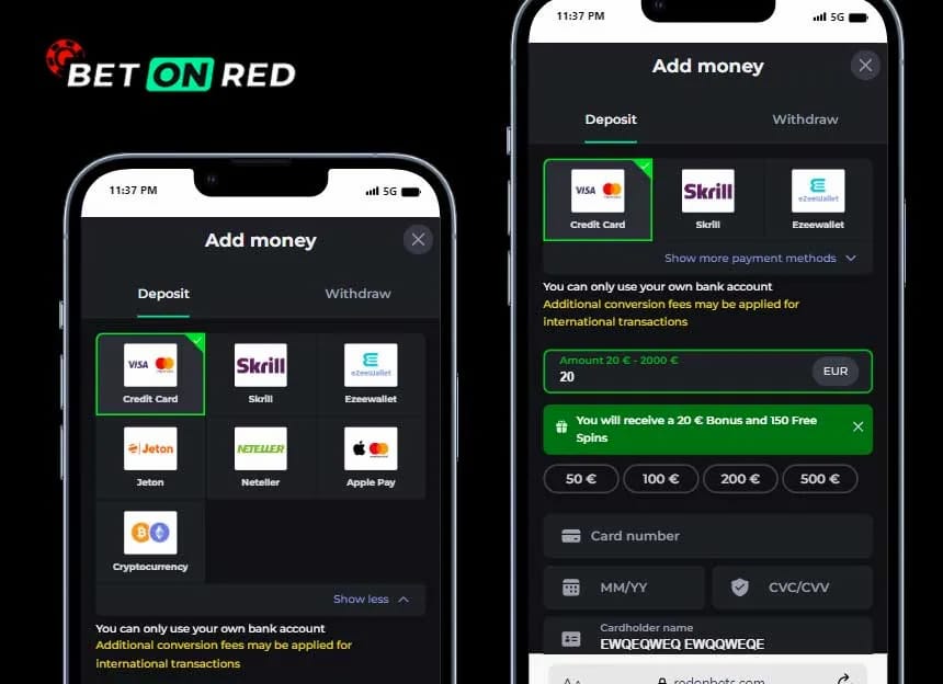 Verantwoord je stortingen en uitbetalingen beheren.